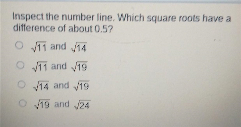 11 and 14 11 and 19 14 and 19 19 and 24 what one is the correct answer?​-example-1