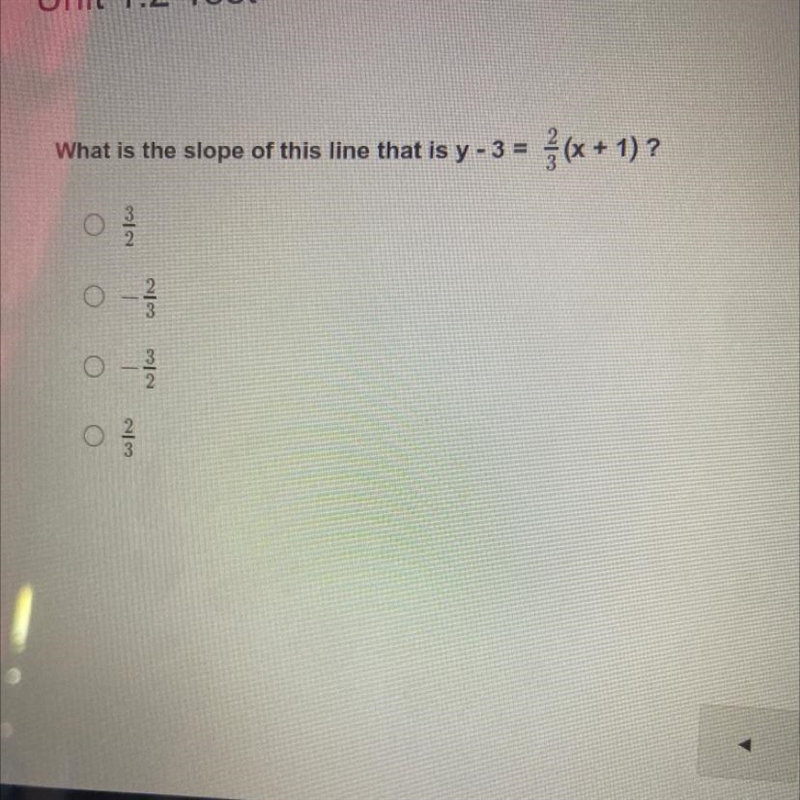 What is the slope of this line that is y - 3 = (x + 1) ?-example-1