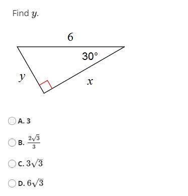 A. 3 B. 23√3 C. 33–√ D. 63–√-example-1