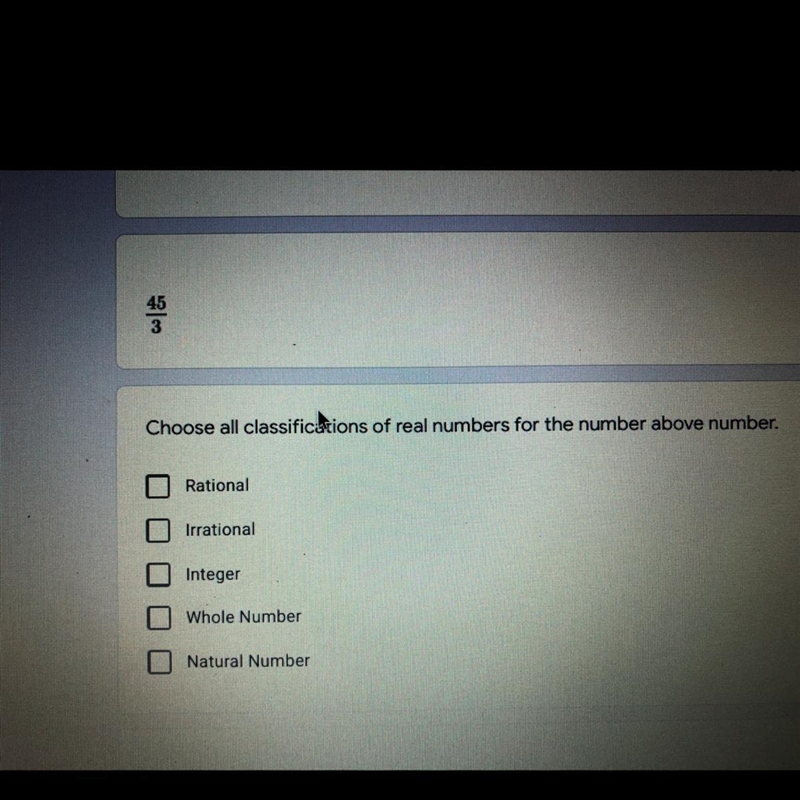 45/3 classifies as??-example-1