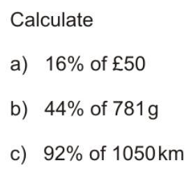 Please answer all 3 percentages questions below-example-1