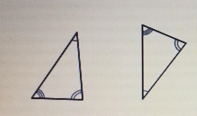 Are the 2 triangles congruent? ​-example-1