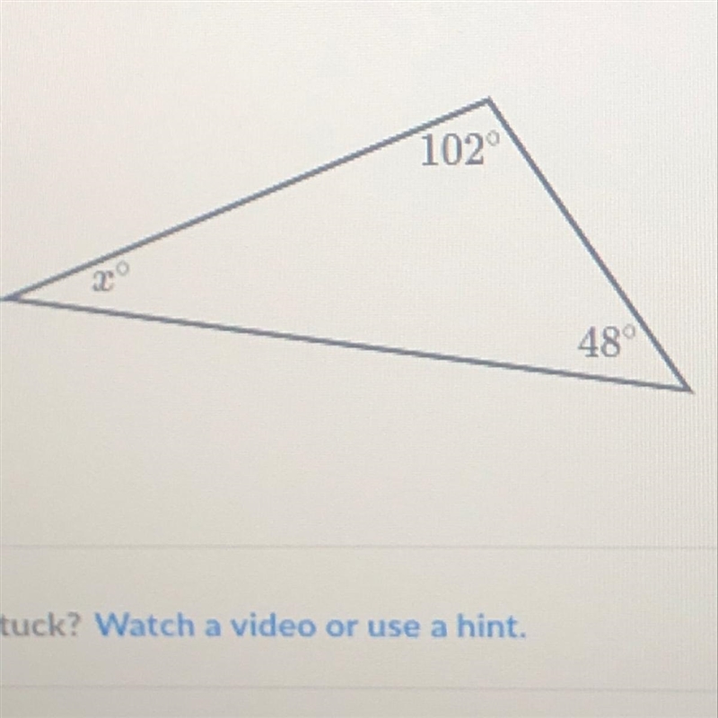 Find the value of r in the triangle shown below.-example-1