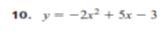 For the following function (a) tell whether it would open up or down on a graph, (b-example-1