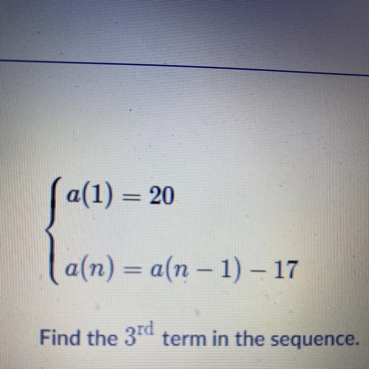 Find the 3rd term in the sequence-example-1