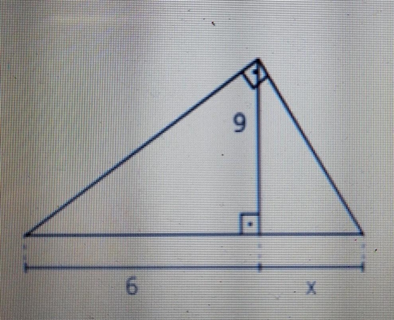 Determine a measure X for the indicated segment​-example-1