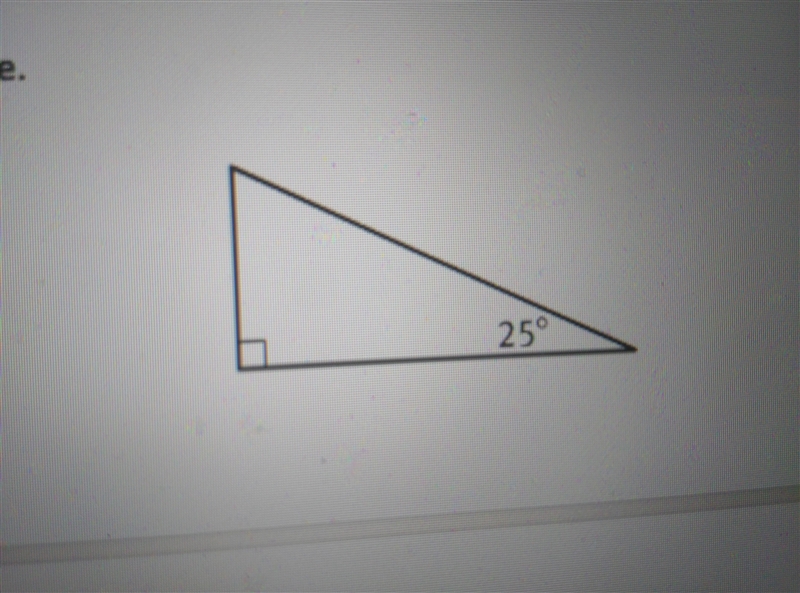 Determine the angle of the unknown measure Please answer-example-1