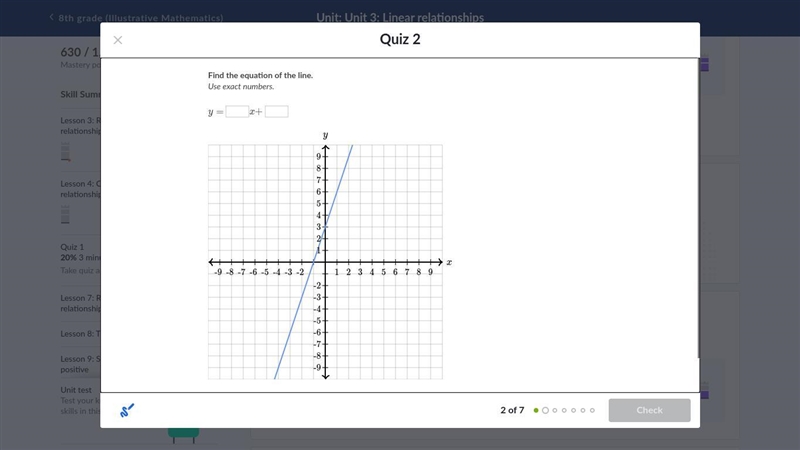 Write the equation based on the graph-example-1