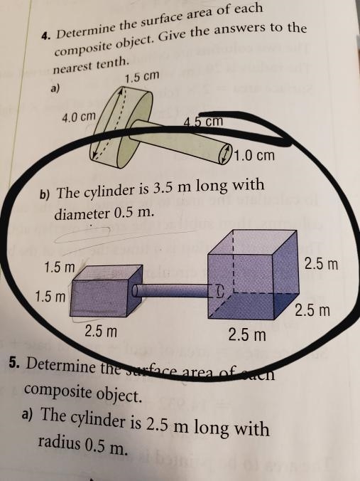 please help. answer is 62.1m(squared) and the objects are composite! please show the-example-1