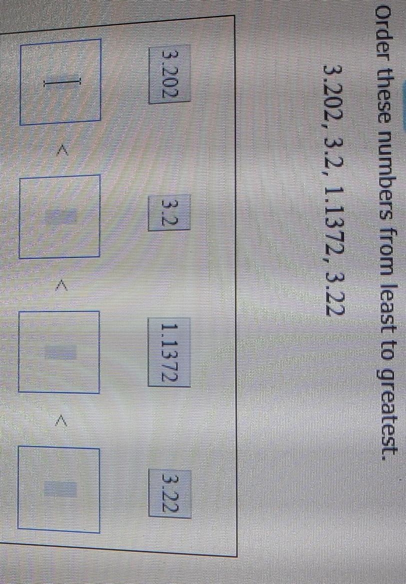 Oder theses numbers from least to greatest.​-example-1