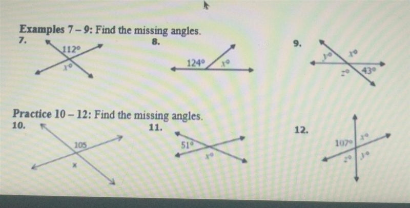 Can someone help me with theses 6 problems?​-example-1