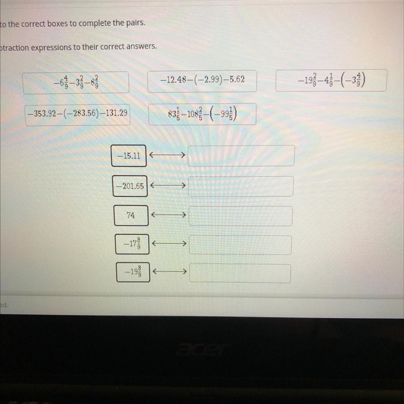 PLEASE HELP!! Drag the tiles to the correct boxes to complete the pairs. Match the-example-1