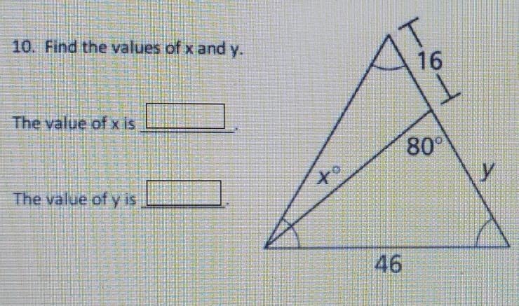 Find the value of x and y Please help me. Thank you​-example-1