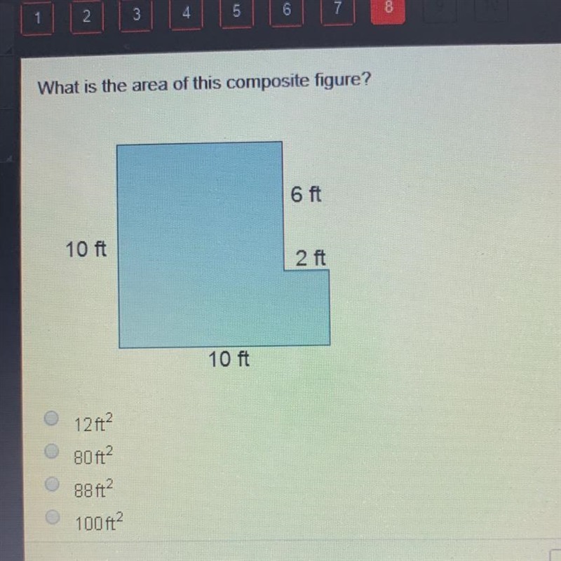 What is the area of this composite figure?-example-1