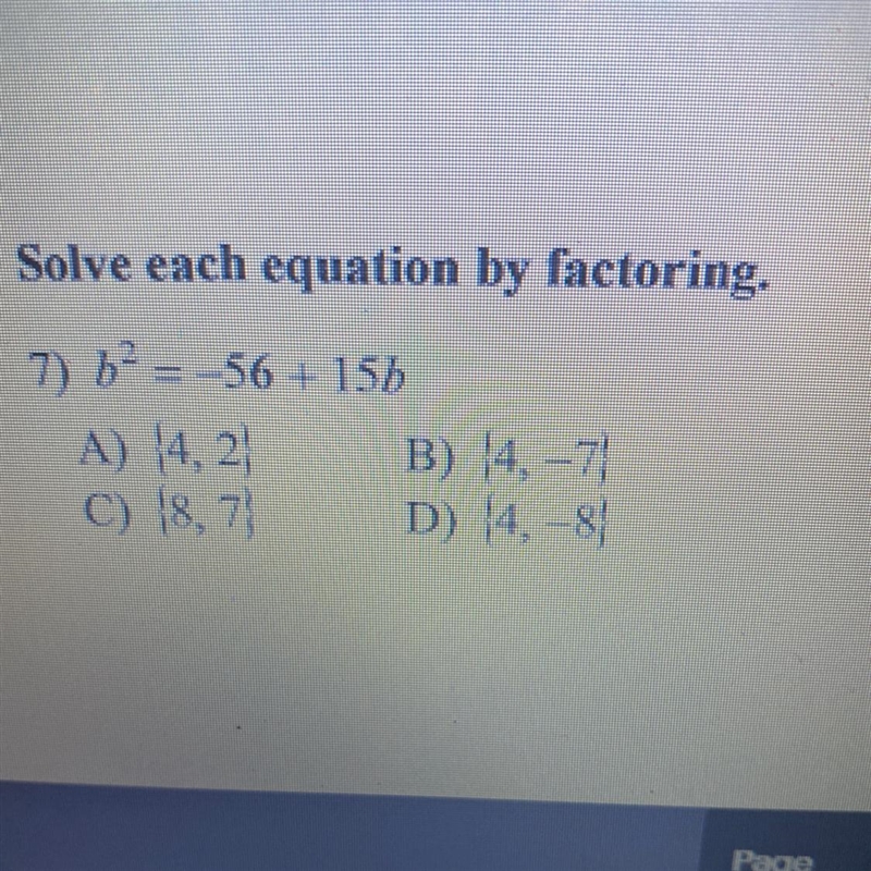 ✨Solve each equation by factoring PLS HELPPPPP N SHOW UR WORKKK TOO✨✨✨-example-1