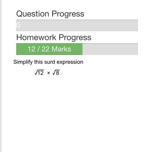 Simplify this surd expression-example-1