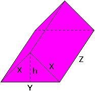 If X = 7 units, Y = 11 units, Z = 15 units, and h = 4 units, what is the surface area-example-1