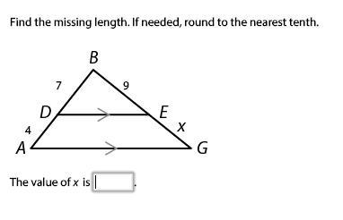 Find the missing length-example-1