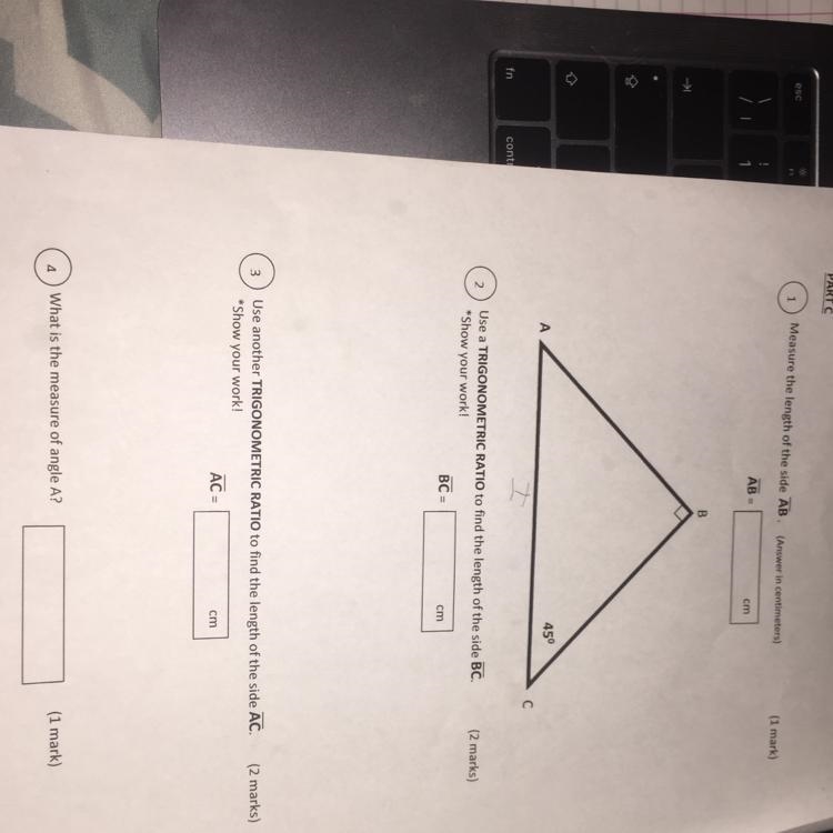 How do I get AB? Please solve and explain ❤️-example-1