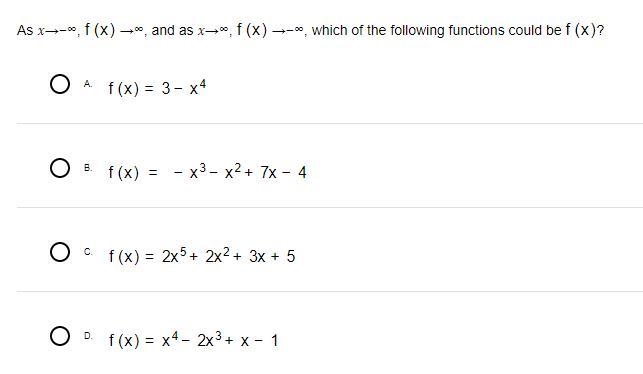 Which of the following functions could be f(x) ?-example-1