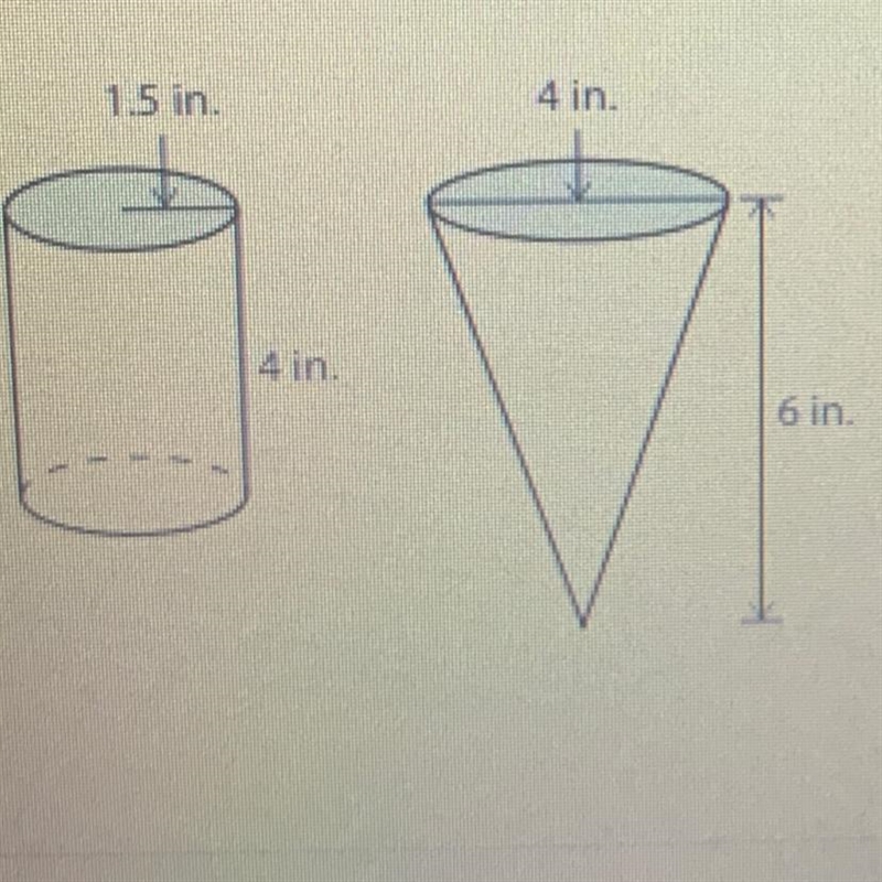 Find the volume of cylinder shaped cup. Use 3.14 for pi. Round your answer to the-example-1