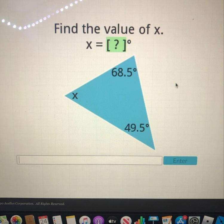 Find the value of x. please help !!!-example-1