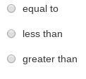 Is the area of a semicircle with a radius of 2x greater than, less than, or equal-example-1