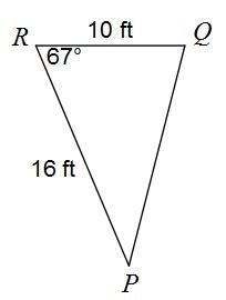 Find the area of the triangle.-example-1