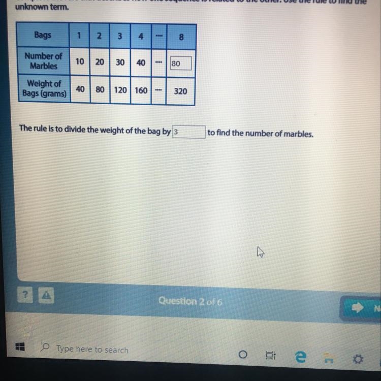 Can someone tell me if I’m right? I put the 80 under 8 And the rule is 3, if I’m wrong-example-1