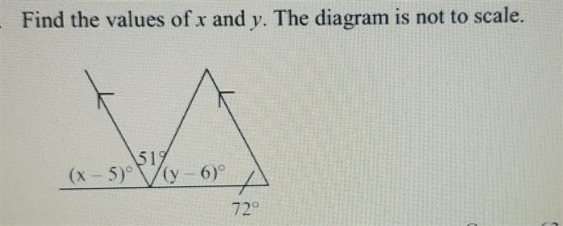 How do I find X and Y and what's the answer ​-example-1