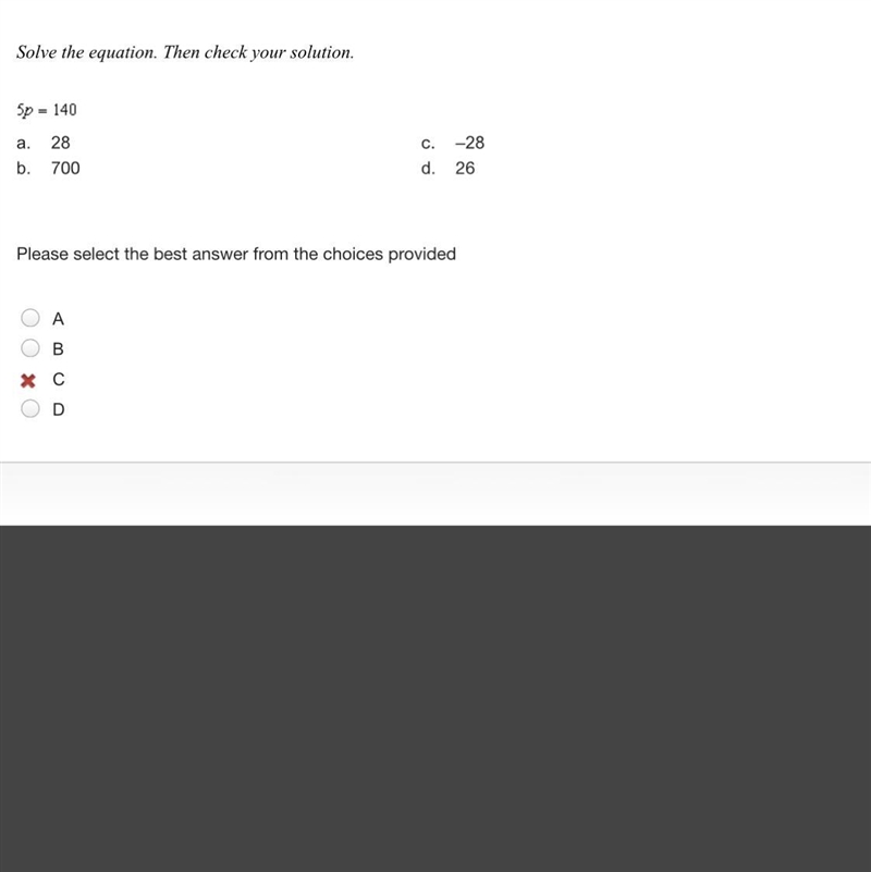 Solve the equation. Then check your solution.-example-1