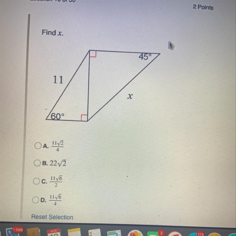 Help find x out of these 4 questions i can’t find the answer anywheew-example-1