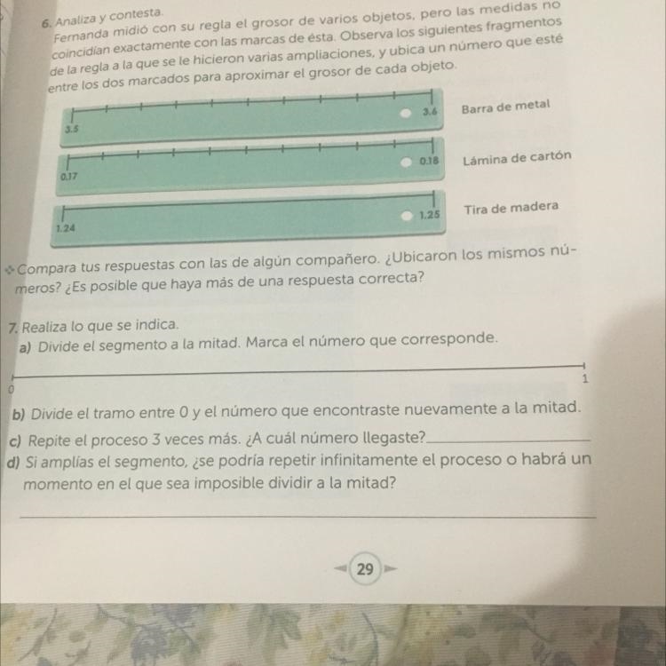 Fernanda midió con su regla el grosor de varios de esta. Observa los siguientes fragmentos-example-1