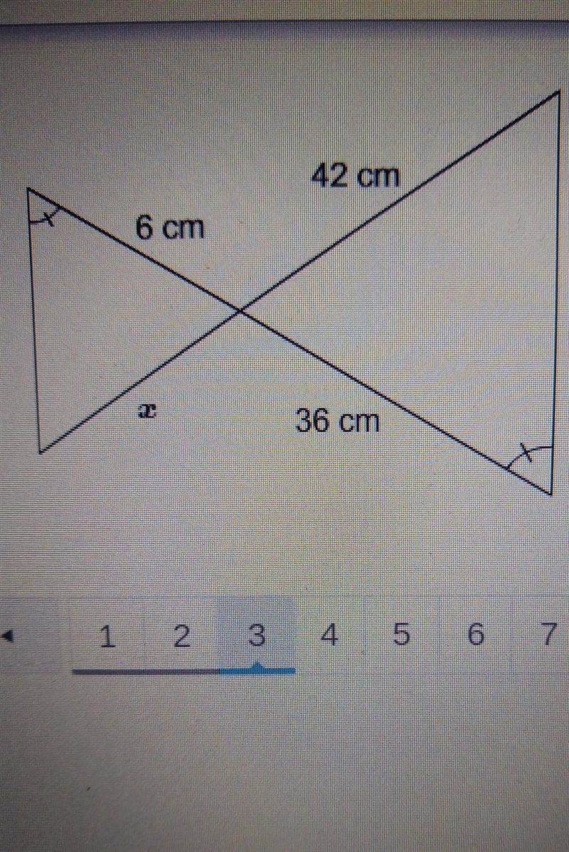 What is the value of x? enter your answer in the box​-example-1