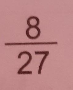 Find the exponential form of 8/27​-example-1