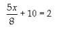 What does x equal to-example-1