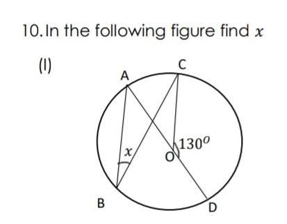 Find X (Its a circle question, PLEASE HELP) ​-example-1