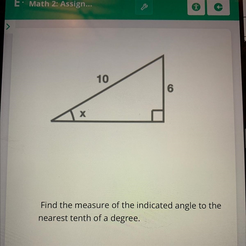 Easy answer for people good at right triangles.-example-1