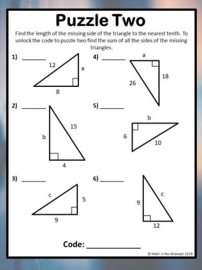 Find the length of the missing side of the triangle to the nearest tenth-example-1