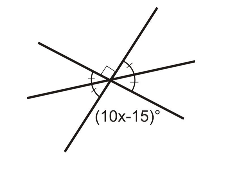 (10x-15) find x from the angles-example-1