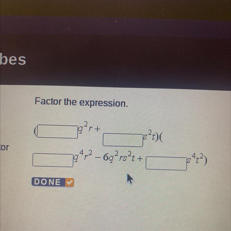 Factor the expression-example-1