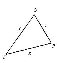 Find all solutions for the triangle with f=29 e=26 F=43° . If no solutions exist, write-example-1