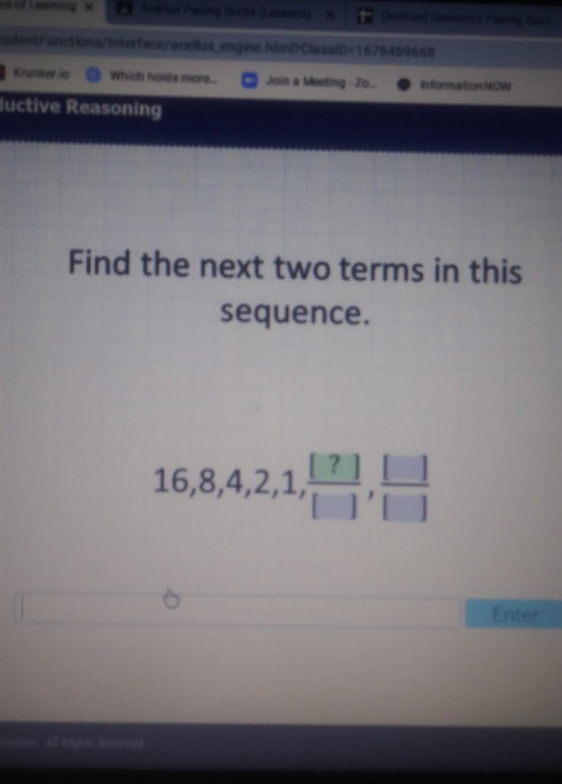 Find the next two term in this sequence​-example-1