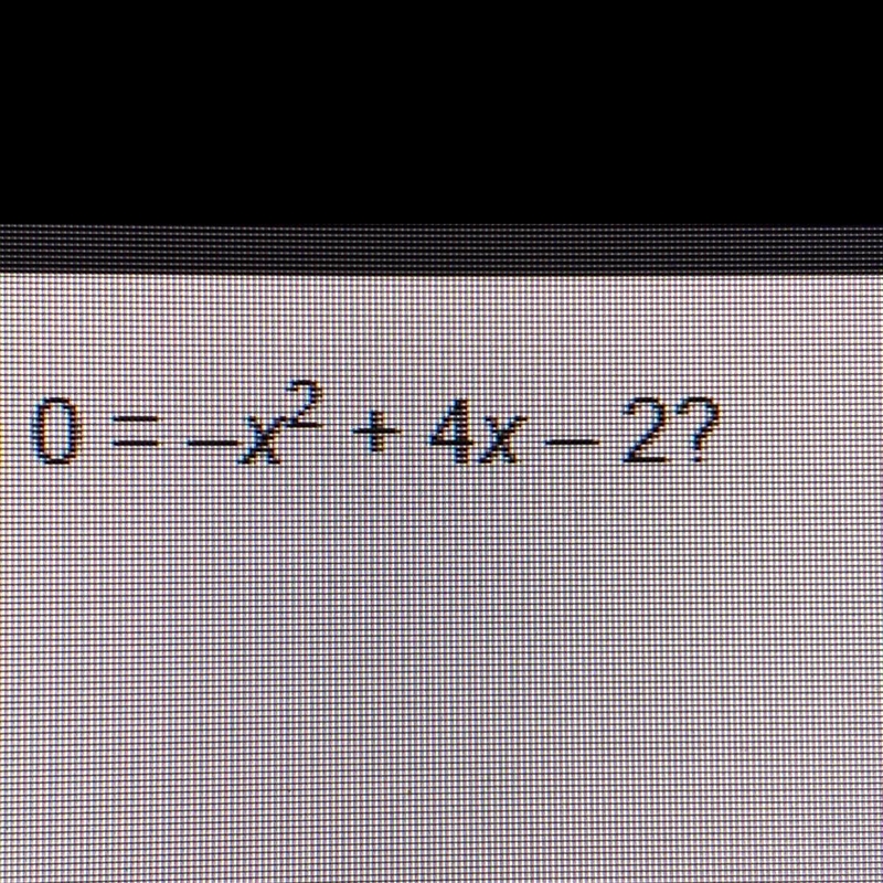 What is the discriminant of the quadratic equation-example-1