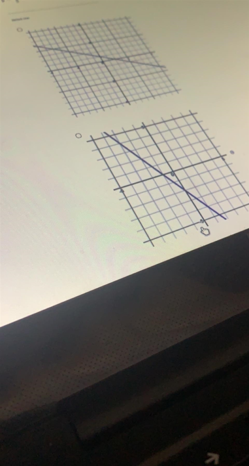 Which one of following graphs the equation Y=1/3x-2-example-2