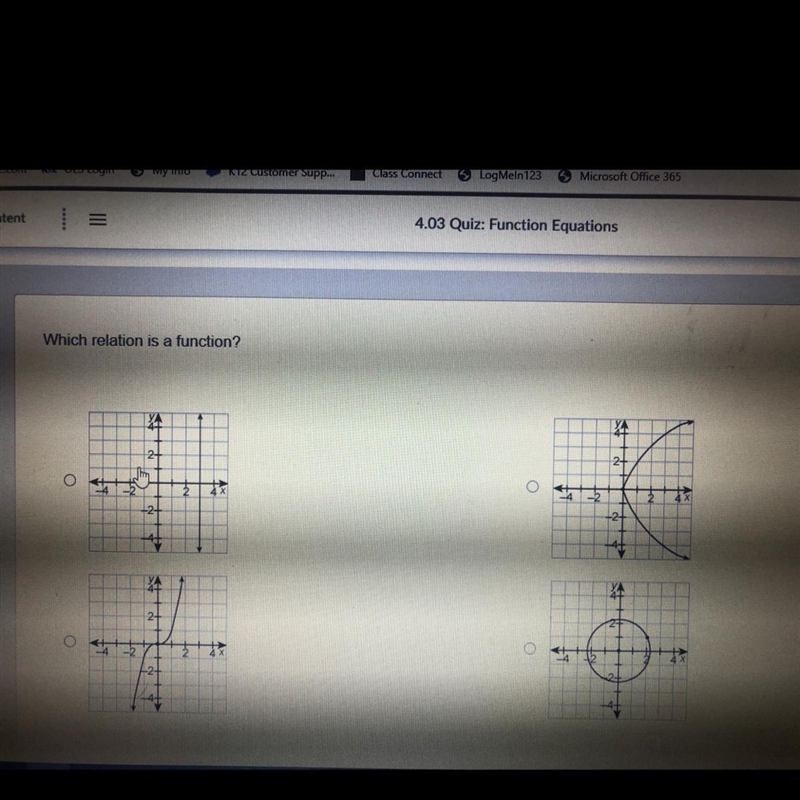 Which relation is a function?-example-1