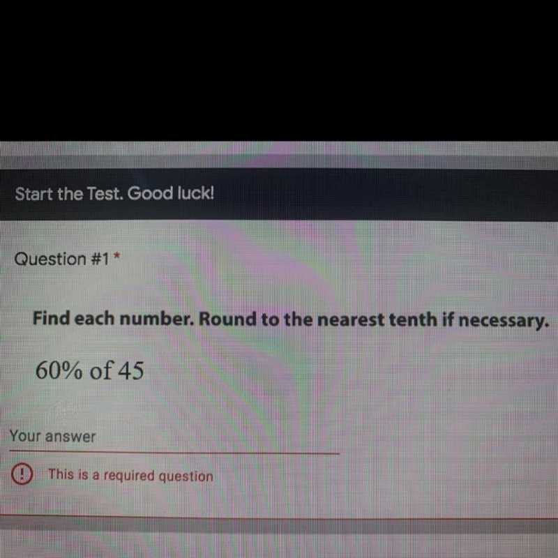 Find each number 60% of 45-example-1