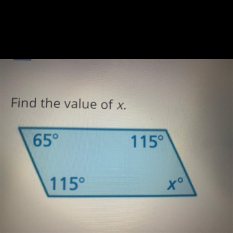 Please find the value of x-example-1