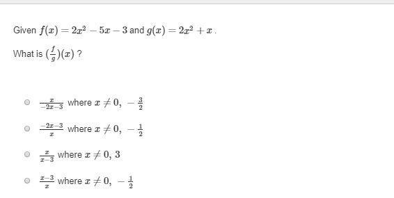 Given f(x)=2x2−5x−3 and g(x)=2x2+x . What is (fg)(x) ?-example-1