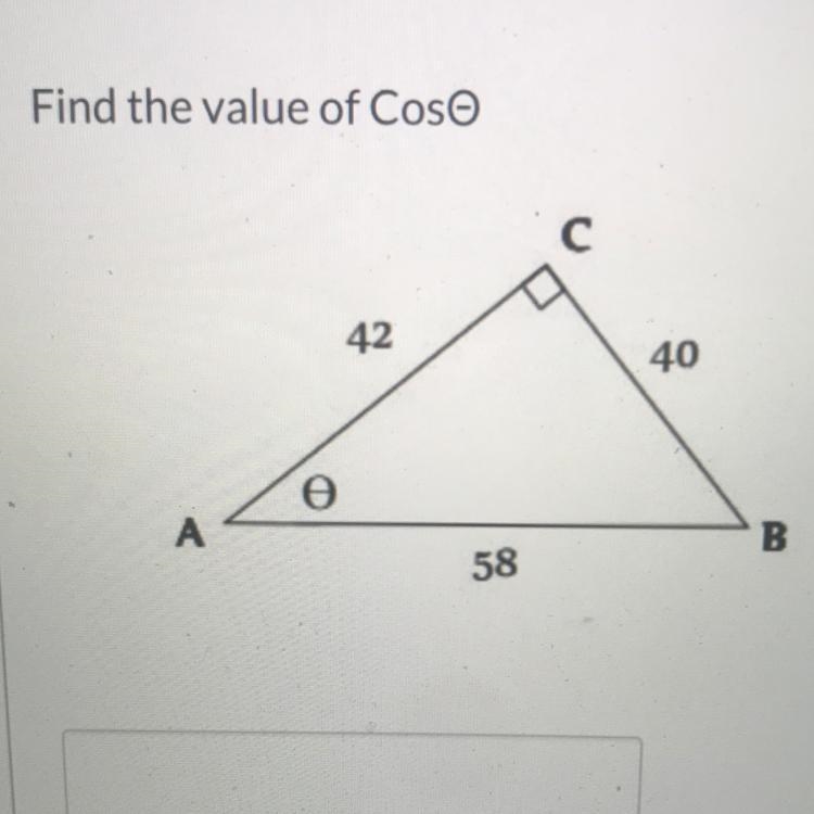 Find cos theta, please help!-example-1